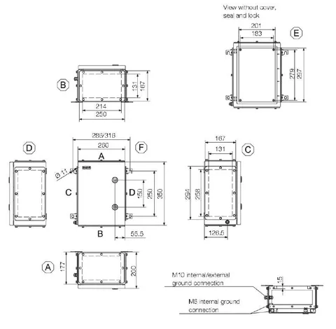 Weidmuller 1200180000 Terminal Box - Quarter Lock KTB QL 352620 S4E2 — Accessori generali