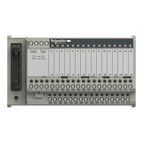 Schneider Electric ABE7H16S21 passive connection sub-base ABE7 - 16 inputs or outputs - Led - isolator — Moduli PLC ed estensioni