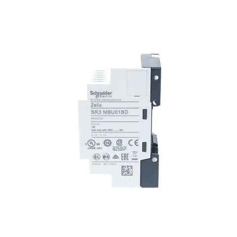 Schneider Electric SR3MBU01BD communication module, Zelio Logic SR2 SR3, modbus slave, 24V DC, smart relay — PLC Systems & Hardware