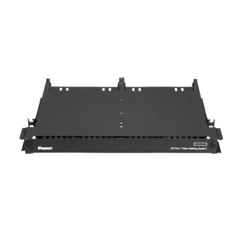 Panduit FLEX1U06 Fiber Enclosure, 1 RU, 6 Ports, Black — Kable i złącza