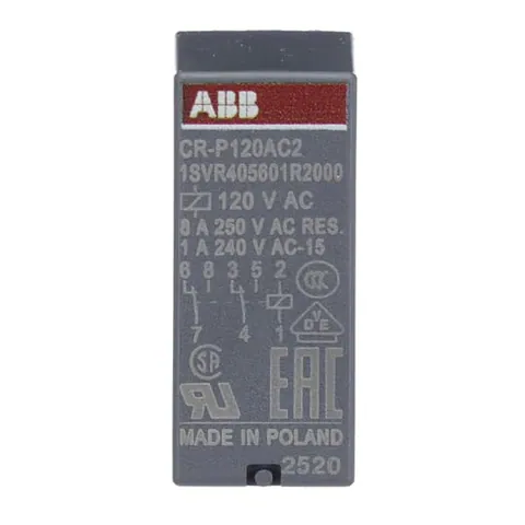 ABB 1SVR405601R2000 CR-P120AC2 Pluggable PCB Interface Relay