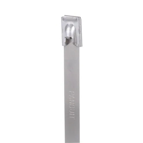 Panduit MLT4H-LP Pan-Steel® MLT4H-LP Cable Tie, SS 304, Heavy, 4" Dia., PK50 — Connectors & Plugs