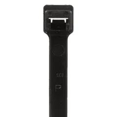 Panduit PLT6LH-L0 Pan-Ty® PLT6LH-L0 Cable Tie, Black, UV PA6.6, 21.9"L, 120lb, PK50 — Connectors & Plugs
