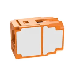 Panduit CC6X88OR UTP RJ45 Coupler Module Cat 6A, Orange — Industrial Cables & Wires
