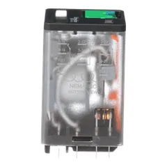 Schneider Electric 788XCXRM4L-12D General purpose relay, SE Relays, 788R, 3PDT, 10A, 12 VDC, Quick terminal, clear cover with LED, lock push button — Akcesoria ogólne
