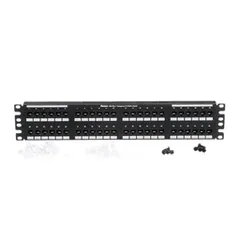 Panduit NK6PPG48Y Cat 6 Punchdown Keystone Patch Panel, 48 Port — Accessori generali