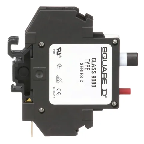 Schneider Electric 9080GCB100 Circuit protector, Linergy, thermal magnetic overcurrent, track mount, 10.0A, 125VAC, 65VDC — Accesorios generales