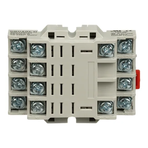 Schneider Electric 8501NR34 Relay Socket, Harmony 8501R, 14 pins, double tiered screw clamp terminals, DIN rail/panel mount, 10A, 300V AC — General Accessories