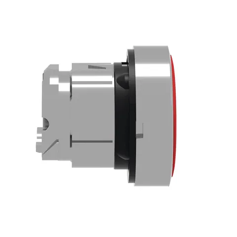 Schneider Electric ZB4BA434 Head for non illuminated push button, Harmony XB4, metal, flush, red, 22mm, spring return, marked STOP — Control e HMI