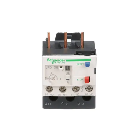 Schneider Electric LRD08 TeSys Deca, thermal overload relay, 2.5 to 4 A, class 10A — Contactors & Relays