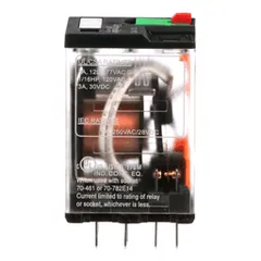 Schneider Electric 792XDX3M4L-120A Power relay, SE Relays, 4PDT, 3A, 120 VAC, cover with locking push button and LED — Akcesoria ogólne