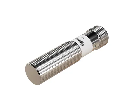 Nexotec NMF12163 Inductive sensor M12 metal face 50 mm connector M12 PNP NO Sn = 4 mm — Proximity & Inductive Sensors