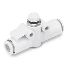 SMC AS1002F-06 AS1002F-06 Speed Controller, In-line, One-touch Fitting — Válvulas de proceso y control de caudal