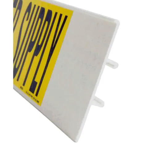 Brady Corporation 5622-HPHV Abandoned Pipe Marker, 4" H x 24" W, Fits Pipes 8" Dia. or Larger — General Accessories