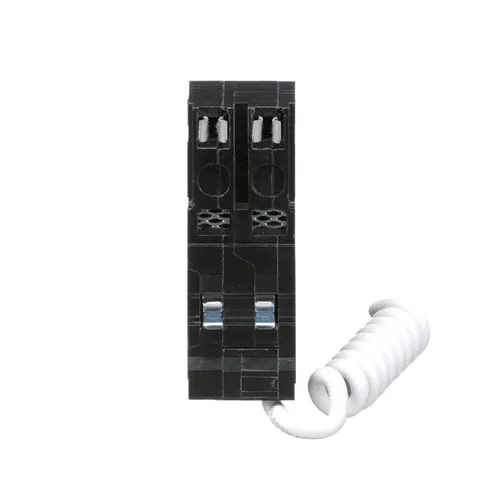 Schneider Electric QO250GFI Mini circuit breaker, QO, 50A, 2 pole, 120/240VAC, 10kA, 6mA grd fault A, pigtail, plug in mount — General Accessories