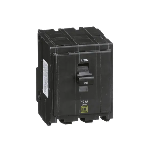 Schneider Electric QO320 Mini circuit breaker, QO, 20A, 3 pole, 120/240VAC, 10kA, plug in mount — Accessori generali