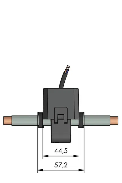 Wago 855-4001/100-001 Split-core current transformer; 100 A / 1 A; 3 m long — Allgemeines Zubehör