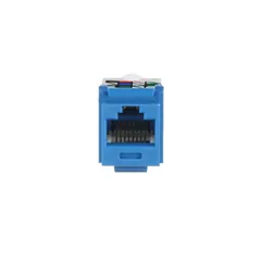 Panduit NK6TMBU RJ45 Cat 6 Keystone Jack Module, Blue — Cavi e fili industriali