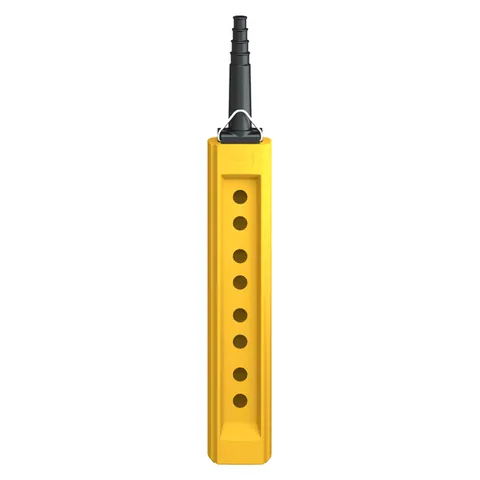 Schneider Electric XACB08 Empty pendant control station, Harmony XAC, plastic, yellow, 8 cut outs, for cable 10...22mm — General Accessories