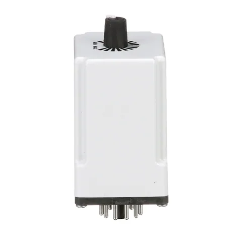 Schneider Electric 9050JCK22V20 Timing Relay, Type JCK, plug In, off delay, adjustable time, 0.3 to 30 seconds, 10A, 240 VAC, 120 VAC/110 VDC — General Accessories