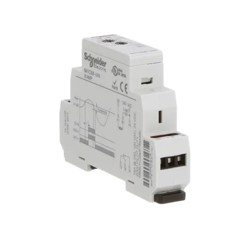 Schneider Electric 841CS8-UNI Current Sensor Relay SPDT 15A 24-240 VAC 800 mA to 8 A DIN Mounting — Sterowanie i HMI