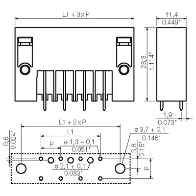 Weidmuller 1930890000 SV 7.62HP/09/180SF 3.5SN BK BX — Accesorios generales