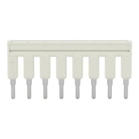 Wago 2002-408 TOPJOB®S jumper; for 2002 series; insulated; 8-way; light-gray — Terminal Blocks