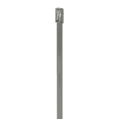 Panduit MLT1S-CP Pan-Steel® MLT1S-CP Cable Tie, SS 304, Standard, 1" Dia., PK100 — Connectors & Plugs