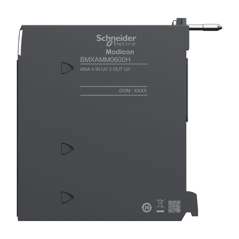 Schneider Electric BMXAMM0600H analog non-isolated high-level I/O module, Modicon X80, 4 I, 2 O, 0 to 20mA, 4 to 20mA, 10V — PLC Systems & Hardware