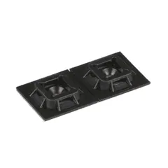 Panduit SGABM30-AV-C300 Super-Grip Mount, Black, High Heat/UV Nylon 6.6, VHB — Connectors & Plugs