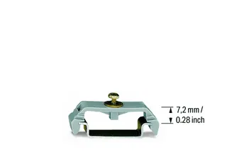 Wago 209-106 Mounting carrier; for isolated mounting on DIN 35 rails; gray — Terminal Blocks