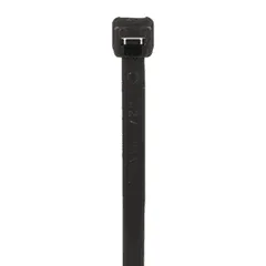 Panduit PLT1.5I-M30 Pan-Ty® PLT1.5I-M30 Cable Tie, Black, High Heat PA6.6, 5.6"L, 40lb, PK1000 — Connectors & Plugs