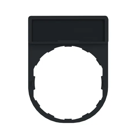 Schneider Electric ZBY2101 Legend holder, Harmony XB4, Legend holder 30 x 40mm, plastic, with legend 8x27mm, unmarked — Accessories
