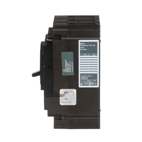Schneider Electric HDL36080 Circuit breaker, PowerPacT H, 80A, 3 pole, 600VAC, 14kA, lugs, thermal magnetic, 80% — Accessori generali