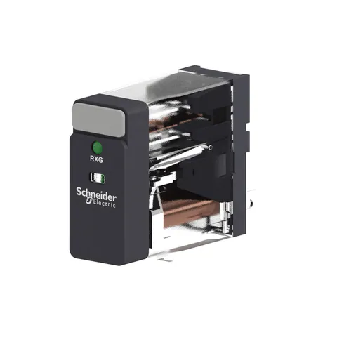 Schneider Electric RXG13F7 interface plug-in relay, 10A, 1CO, with LED, 120V AC — Contattori e relè