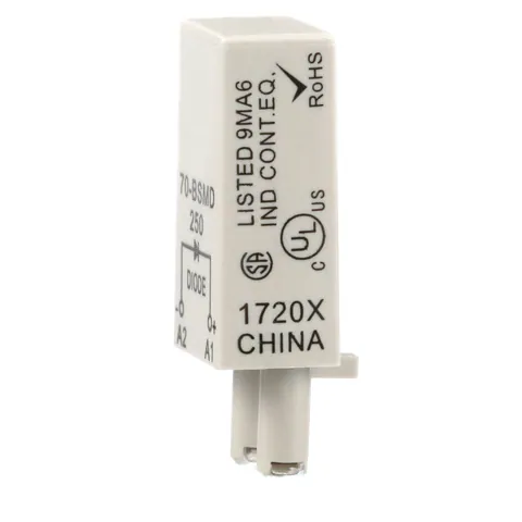 Schneider Electric 70-BSMD-250 Protection module with diode, SE Relays, for 782H hermetically sealed relays, 6/250V DC — Akcesoria ogólne