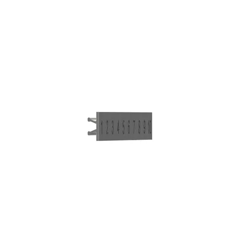 Schneider Electric SSDZLN1 Clip in Legends, Harmony, for SSD relays, numbered strip (1 to 10) — General Accessories