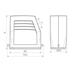 Weidmuller 1788850000 HDC 15A TSLU 1M25G — Accessori generali