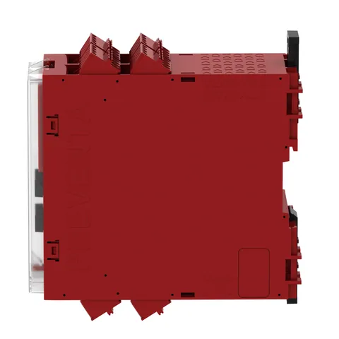Schneider Electric XPSUAT13A3AC safety module, Harmony XPSU, Cat4, features XPSUAK with delayed outputs, 24V AC or DC, spring — Contactors & Relays