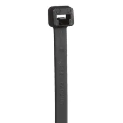 Panduit PLT2.5I-M0 Pan-Ty® PLT2.5I-M0 Cable Tie, Black, UV PA6.6, 9.7"L, 40lb, PK1000 — Connectors & Plugs