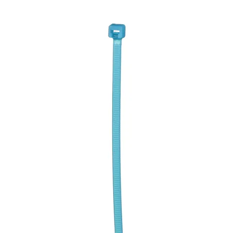 Panduit PLT2I-C76 Pan-Ty® PLT2I-C76 Cable Tie, Aqua, Tefzel, UV, High Heat, 8"L, 30lb, PK100 — Connectors & Plugs