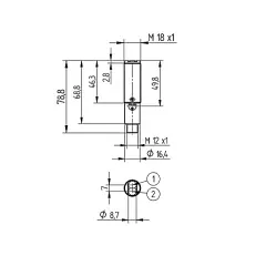 Wenglor ED98PC3 ED98PC3 Sensor Barrier — Proximity & Inductive Sensors