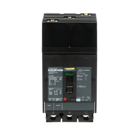 Schneider Electric HGA36100 Circuit breaker, PowerPacT H, 100A, 3 pole, 600VAC, 18kA, I-Line, thermal magnetic, 80%, ABC — Accessori generali