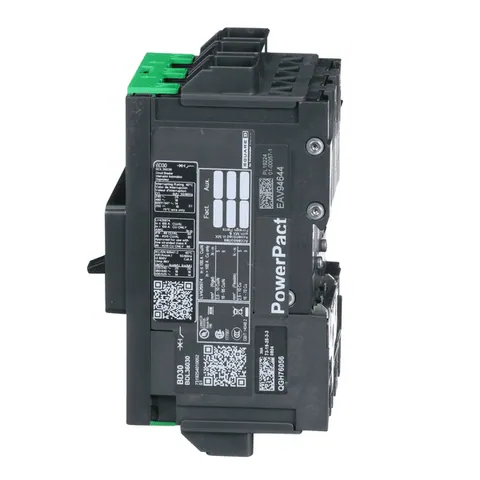 Schneider Electric BDL36030 Circuit breaker, PowerPacT B, 30A, 3 pole, 600Y/347VAC, 14kA, lugs, thermal magnetic, 80% — General Accessories