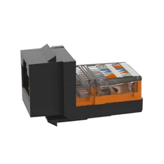 Panduit NK5E88MBLY NetKey Cat 5e Leadframe Jack, Black — Connectors & Plugs