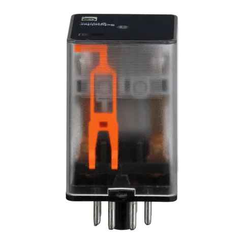 Schneider Electric 750XBXRCL-120A General purpose relay, SE Relays, 750R, DPDT, 10A, 120 VAC, octal terminal 8 pins, clear cover with LED — Akcesoria ogólne