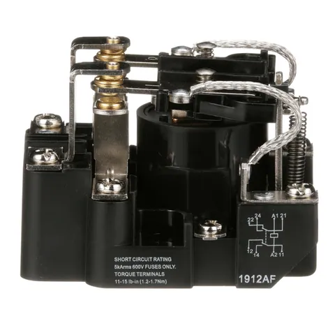 Schneider Electric 8501CO16V24 Power Relay, Type C, 2 hp, 30A resistive at 300VAC, DPDT, 2 normally open and 2 normally closed contact, 240VAC coil — Accesorios generales