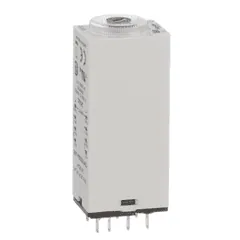Schneider Electric TDR782XBXA-24D Time delay relay, Harmony SE Relays, DPDT, 100ms to 100hours, 7 time scales, on-delay function, socket compatible, 5A, 24V DC — Akcesoria ogólne