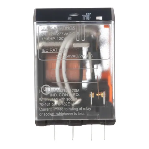 Schneider Electric 792XDX3C-24A Power relay, SE Relays, 4PDT, 3A, 24 VAC, low level bifurcated contacts, clear cover — Akcesoria ogólne