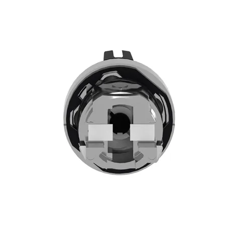 Schneider Electric ZB4BD3 Harmony, 22mm Push Button, selector switch operating head, 3 position, maintained, black, unmarked — Interruptores y aparamenta modular